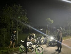 Tim Patroli Polres Lombok Barat Tindak Lanjut Laporan Balap Liar, Sepeda Motor Diamankan