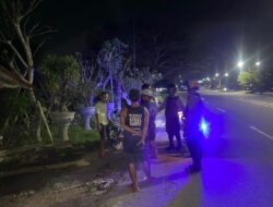Patroli Dini Hari Sat Samapta Polres Lombok Barat Cegah Kejahatan 3C dan Balap Liar