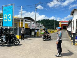 Polsek Kawasan Pelabuhan Lembar Tingkatkan Pengamanan Pemuat Kapal Antisipasi Gangguan Keamanan