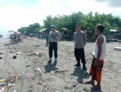 Polsek Lembar Intensifkan Patroli di Pantai Cemare, Keamanan Masyarakat Terjaga