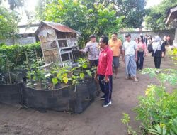 Bhabinkamtibmas Dorong Ketahanan Pangan dari Pekarangan Warga