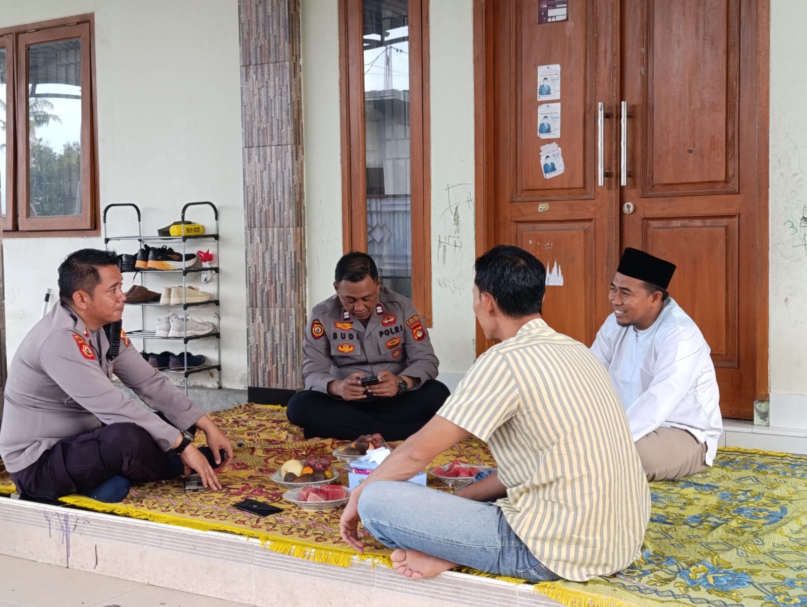 Silaturahmi Kapolsek Gerung: Perkuat Kemitraan Jaga Keamanan Lombok Barat