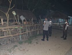 Polsek Sekotong Intensifkan Patroli Jelang Idul Adha untuk Cegah Pencurian Hewan Ternak