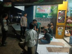 Mencegah Tindakan Kriminal Malam Hari, Polsek Woha Tingkatkan Patroli KRYD