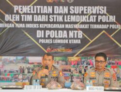 Kunjungan Tim Peneliti Bidang PPITK STIK Polri di Polres Lombok Utara