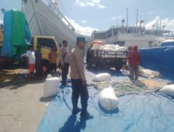Polsek Kawasan Pelabuhan Laut Bima Gelar Patroli Rutin, Ciptakan Rasa Aman di Area Dermaga