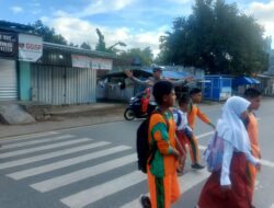 Ciptakan Kamseltipcar Lantas, Sat Lantas Polres Bima Rutin Gelar Kegiatan Rawan Pagi