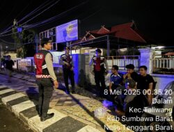 Pelihara Kamtibmas Tetap Kondusif, Sat Samapta Polres Sumbawa Barat Rutin Laksanakan Patroli Dialogis