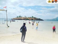 Hari Libur, Polsek Lambu Laksanakan Patroli di Obyek Wisata Pantai Lariti