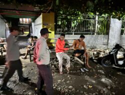 Jaga Kondusifitas Kamtibmas, Polsek Wera Gelar Patroli Blue Light Cegah 3C dan Konflik Sosial