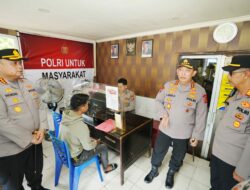 Sidak Polsek Samarinda Kota, Kapolri Tekankan Berantas Premanisme-Optimalkan Pelayanan