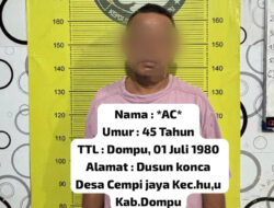 Polres Dompu Bekuk Pengedar Sabu di Dusun Konca, Barang Bukti Capai 19,61 Gram