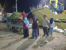 Polsek Kawasan Pelabuhan Laut Bima Laksanakan Patroli Rutin dan Beri Himbauan Harkamtibmas di Areal Dermaga