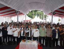 Polres Bima Kota Laksanakan Pengamanan Kunjungan Menteri Kesehatan RI dalam Peletakan Batu Pertama RSUD Kota Bima