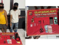 Digerebek di Malam Hari, Dua Pria Diduga Pengedar Sabu Diringkus Polisi di Doromelo