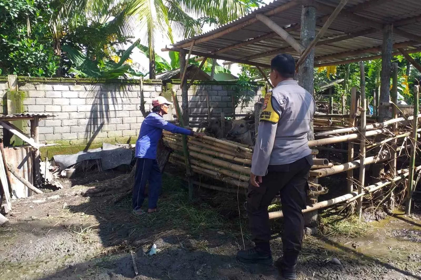 Bhabinkamtibmas Dorong Kemandirian Pangan Warga Kuripan Timur