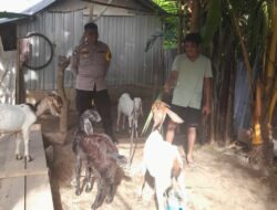 Bhabinkamtibmas Dukung Ketahanan Pangan Warga Senggigi