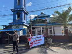 Personel Sat Samapta Polres Sumbawa Gelar Bakti Religi Sambut Hari Bhayangkara Ke-79