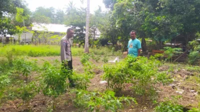 Polri Gandeng Warga Labuan Poh Timur Wujudkan Swasembada Pangan