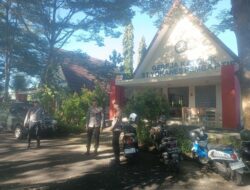 Polres Loteng Siagakan Personel di Sejumlah Gereja Saat Perayaan Kenaikan Yesus Kristus.