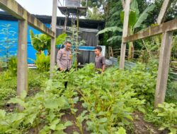 Polres Loteng Apresiasi Masyarakat Manfaatkan Lahan Pekarangan Bergizi.