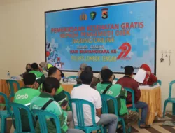 Jelang Hari Bhayangkara Ke-79, ‎Polres Loteng Gelar Pemeriksaan Kesehatan Gratis Pengemudi Ojek.