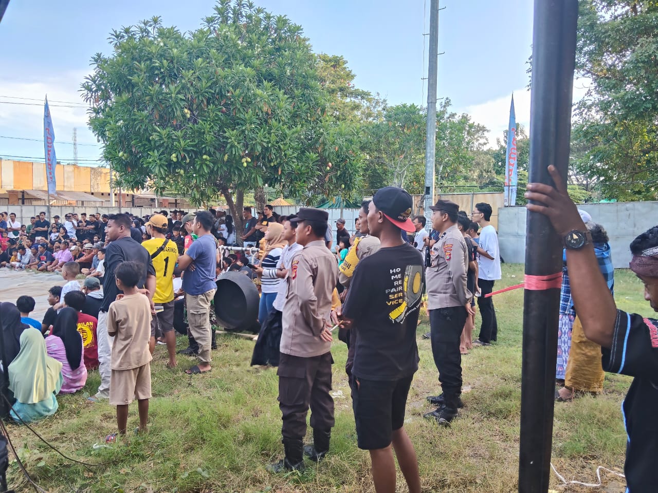 Polisi Kawal Ketat Pelestarian Budaya Peresean di Kediri