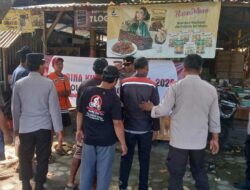 Polisi Sambangi Pasar Karang Bongkot, Edukasi Warga Soal Kamtibmas