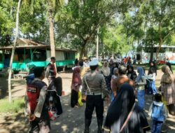 Patroli Rutin Polisi Jaga Keamanan Wisata Pantai di Sekotong