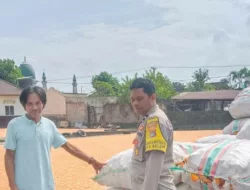 Pengawasan Gudang Jagung oleh Polsek Gerung Dukung Program Pangan
