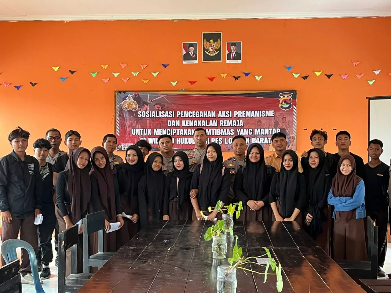 Polres Lombok Barat Edukasi Pelajar Kediri Cegah Narkoba dan Kenakalan Remaja