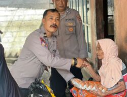 Wujud Peduli Polri, Polres Lombok Barat Bantu Warga Gubug Bali