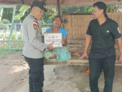 Peduli Lansia, Polsek Sekotong Gelar Aksi Sosial di Cendimanik
