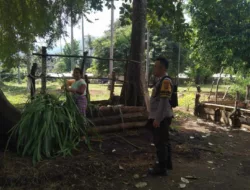 Bhabinkamtibmas Edukasi Ketahanan Pangan Warga Batulayar Barat