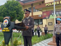 Peringati Hari Lahir Pancasila, Polres Bima Kota Gelar Upacara di Lapangan Presisi