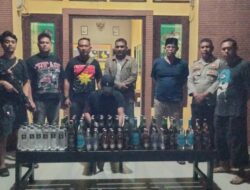 Cegah Peredaran Miras, Polsek Asakota Polres Bima Kota Sita Puluhan Botol Miras Berbagai Jenis