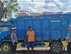 Sat Lantas Polres Bima Kota Tertibkan Pengendara ODOL di Jalur Pelabuhan Laut Bima