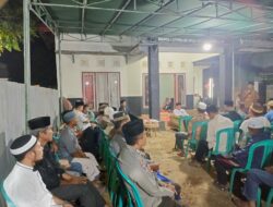 Wujud Rasa Belasungkawa, Bhabinkamtibmas Kelurahan Bugis Hadiri Ta’ziyah Warga yang Meninggal Dunia