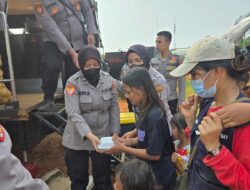 Polda Metro Beri Trauma Healing ke Korban Kebakaran di Penjaringan