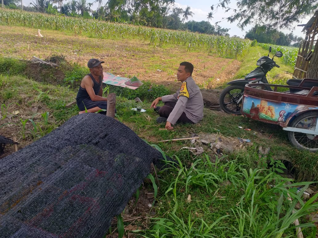 Polres Lombok Barat Dukung Petani Wujudkan Ketahanan Pangan di Lembar