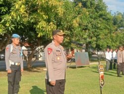 Kapolres Sumbawa Barat Pimpin Apel Pagi: Tekankan Disiplin, Humanisme, dan Anti Narkoba