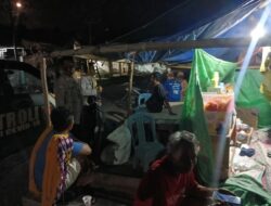 Polsek Pekat gelar patroli KRYD, beri imbauan kamtibmas di sejumlah titik rawan