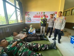 Sambut Hari Bhayangkara ke-79, Polres Bima Kota Gelar Donor Darah