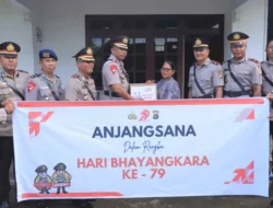 Dalam Rangka Hari Bhayangkara ke-79, Polres Sumbawa Barat Gelar Anjangsana ke Purnawirawan Polri