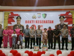 Semarak Hari Bhayangkara ke-79, Polda Sulut Gelar Bakti Kesehatan di Desa Pakuweru Minsel