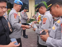 Menjelang Hari Bhayangkara ke-79, Bid Propam Polda NTB Gelar Gaktibplin dan Cek Pelayanan Publik di Polres Sumbawa Barat