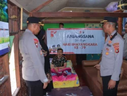 Kapolres Sumbawa Barat Anjangsana ke Personel Sakit, Wujud Kepedulian di Hari Bhayangkara ke-79