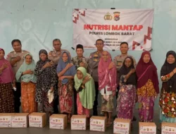 ‘Nutrisi Mantap’: Bentuk Kepedulian Polri di Desa Dasan Baru