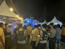 Unit Turjawali Sat Samapta Polres Bima Kota Laksanakan Patroli Blue Light di Lokasi STIE XPO, Antisipasi Tindak Pidana