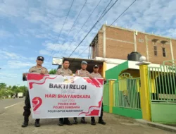 Polsek Buer Gelar Bakti Sosial Religi di Masjid Nurul Yakin Sambut Hari Bhayangkara Ke-79